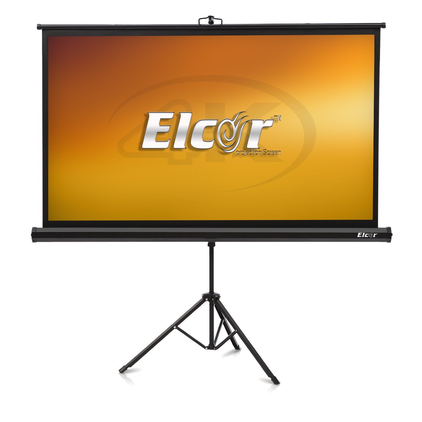 Elcor Tripod Projection Screen Rental – 100″ HD/3D/4K