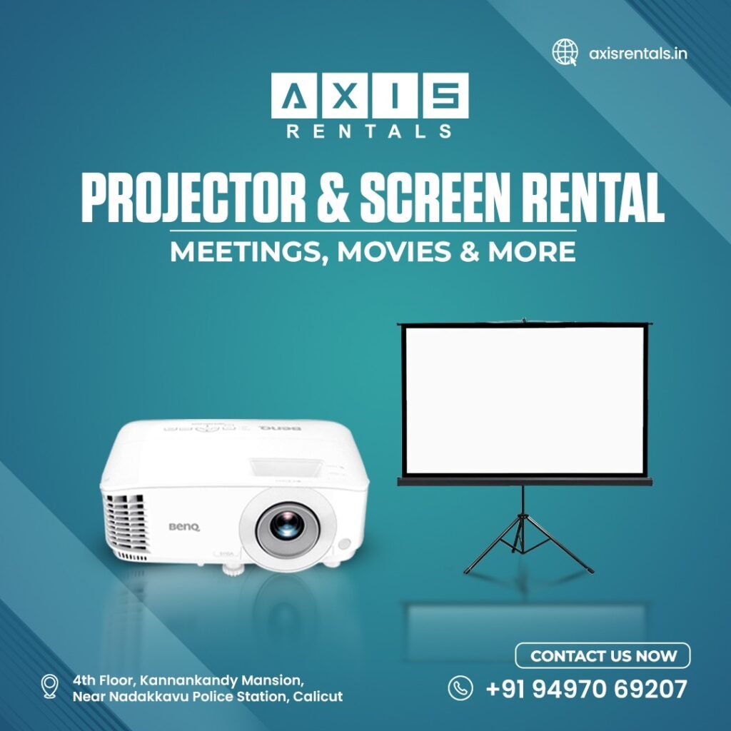 Discover the ideal lumens rating for daylight projector presentations. Learn how Projector Rental Beypore Calicut helps choose bright projectors and screens for outdoor events, business meetings, seminars, and professional presentations with clear visibility in all lighting conditions.